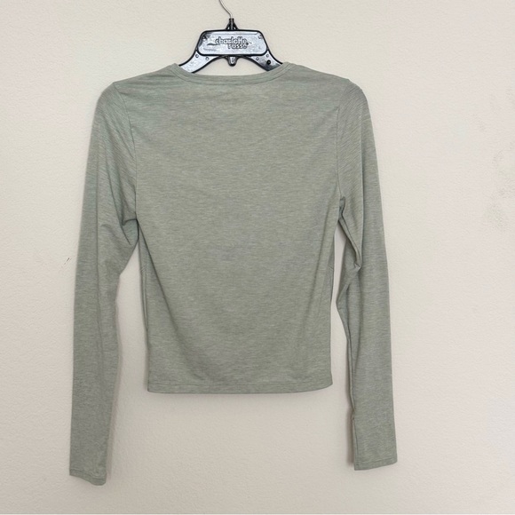 Athleta Essence Twist Top in Opal Green women’s size XS - Picture 6 of 7